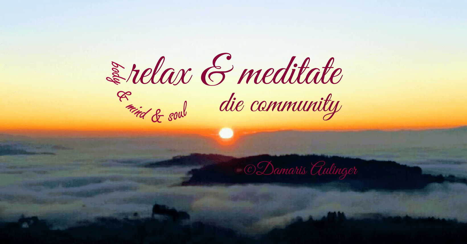 relax and meditate