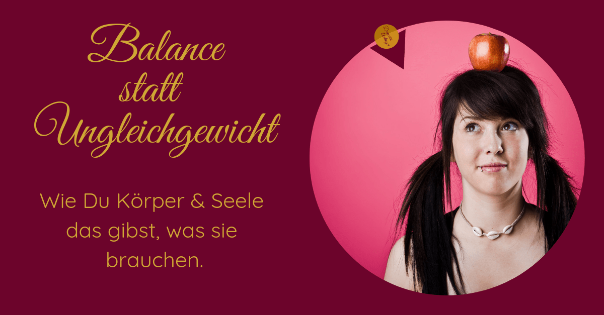 Balance statt Ungleichgewicht Bildquelle: Canva.com